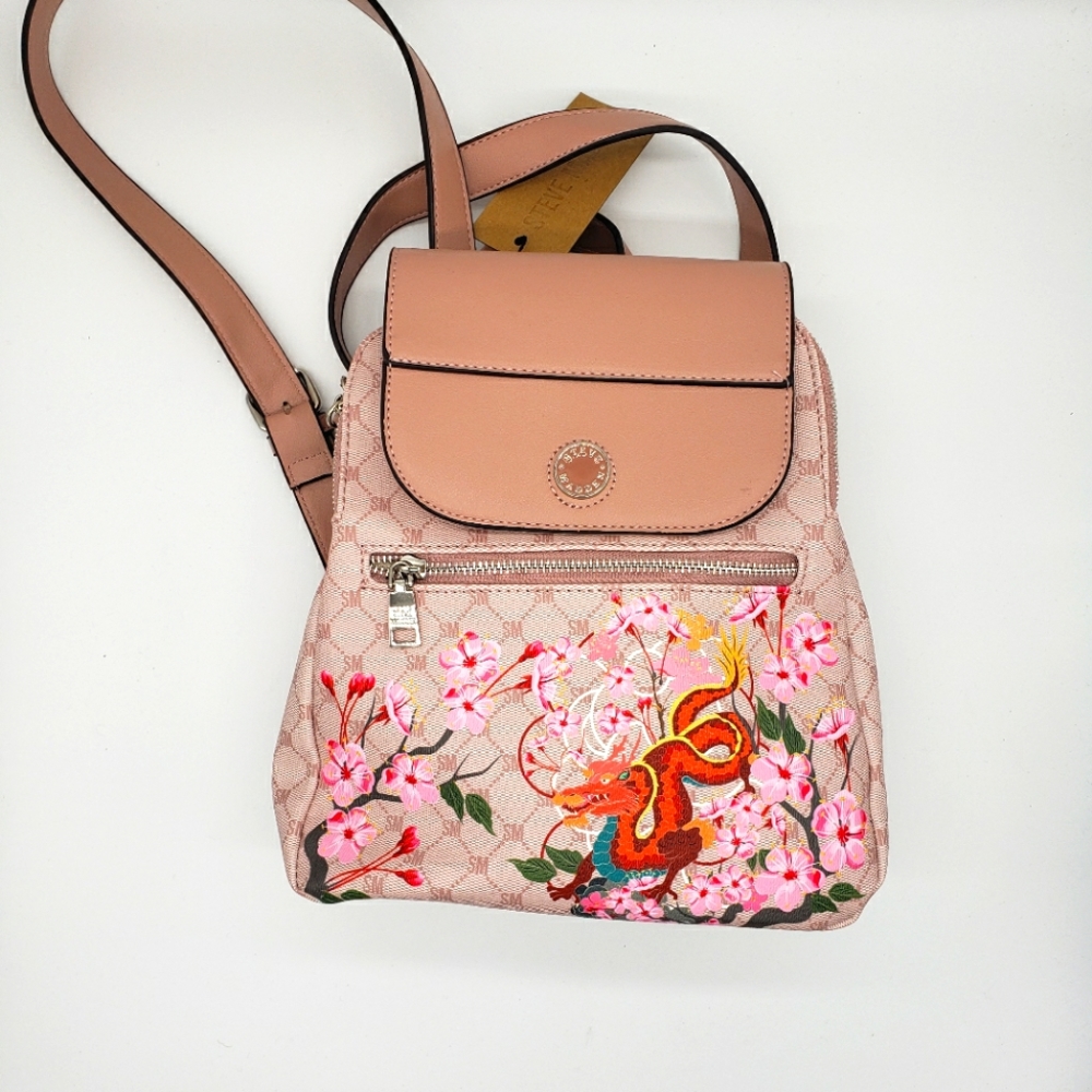 🎉HP✨STEVE MADDEN BMORGAN Multicolor Mini Backpack With Wallet